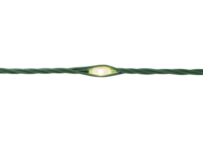 MICROLIGHTS, 70 LED, GREEN WIRE, WARM-WHITE