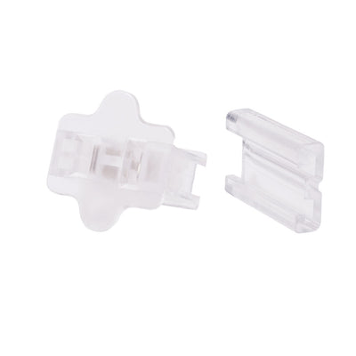 FEMALE PLUGS (100-PACK), CLEAR