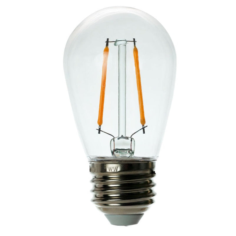 LED EDISON BULB, 2-FILAMENT, WARM-WHITE (25-PACK)